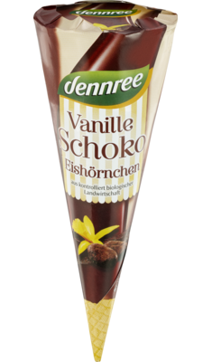 Vanille-Schoko-Eishörnchen
