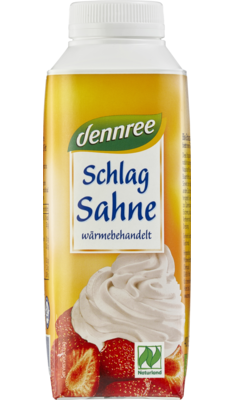 Schlagsahne wärmebehandelt