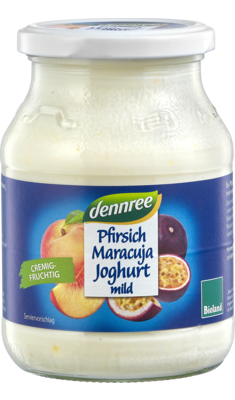 Pfirsich-Maracuja-Joghurt, mild