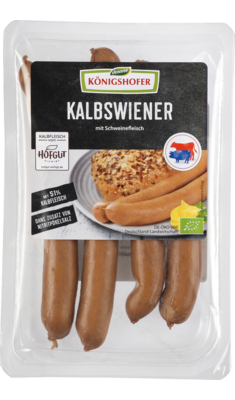 Kalbswiener mit Schweinefleisch
