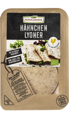 Hähnchen-Lyoner, vom Bruderhahn