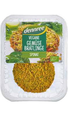 Vegane Gemüsebratlinge Spinat