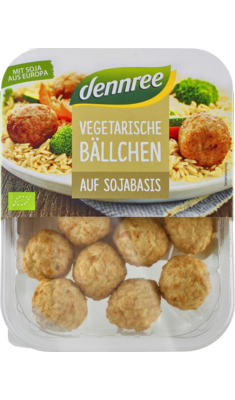 Vegetarische Bällchen auf Sojabasis