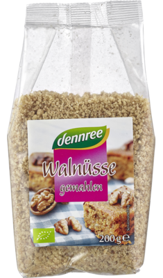 Walnüsse gemahlen