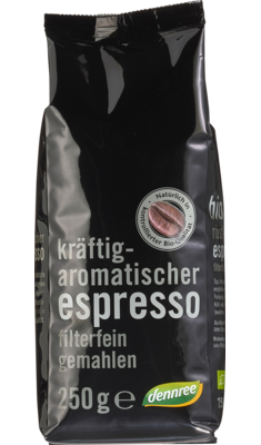 Espresso kräftig-aromatisch, filterfein gemahlen