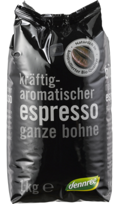 Espresso kräftig-aromatisch, ganze Bohne