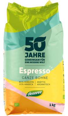 Espresso kräftig-aromatisch, ganze Bohne