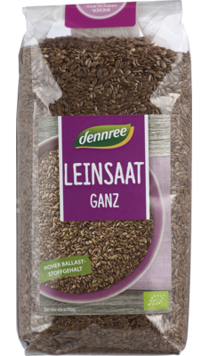 Leinsaat ganz