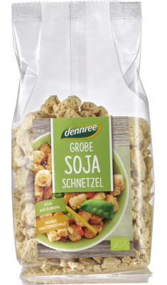 Grobe Soja-Schnetzel