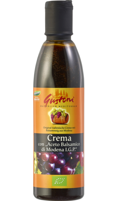 Crema con "Aceto Balsamico di Modena I.G.P."