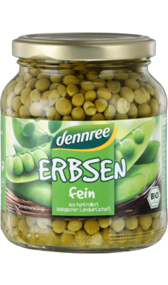 Erbsen fein