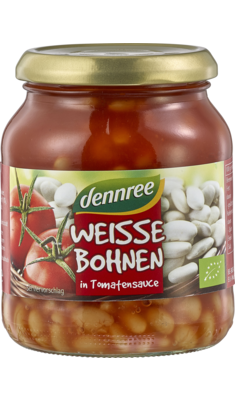 Weiße Bohnen in Tomatensauce