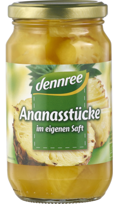 Ananasstücke im eigenen Saft