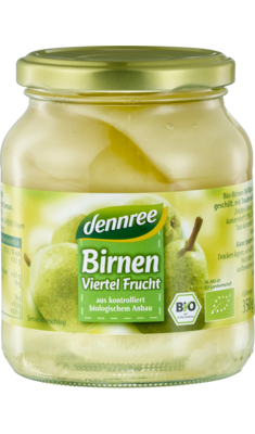 Birnen Viertel Frucht