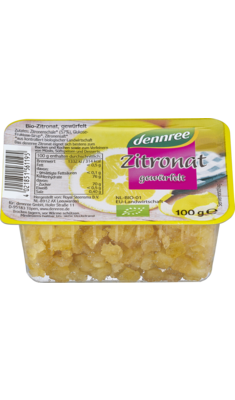 Zitronat, gewürfelt