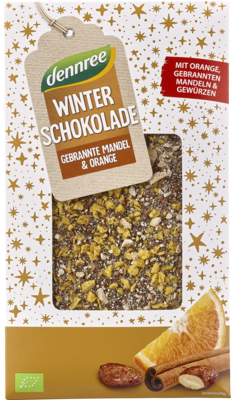 Winterschokolade Gebrannte Mandel-Orange