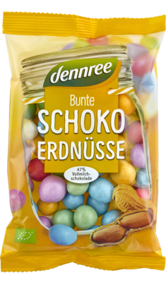 Bunte Schoko-Erdnüsse
