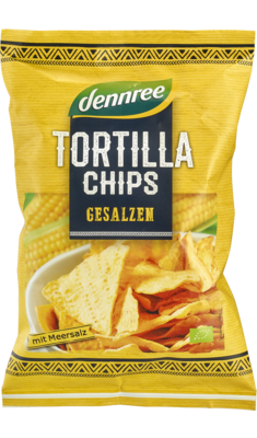Tortilla-Chips gesalzen
