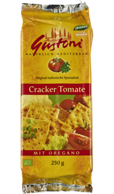 Cracker Tomate mit Oregano