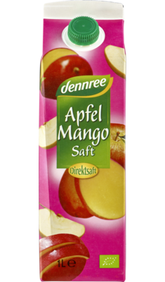 Apfel-Mango-Saft im Elopak, 1 l