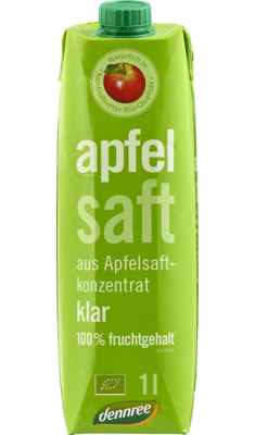 Apfelsaft aus Apfelsaftkonzentrat