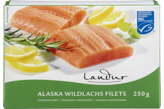 Alaska-Wildlachs-Filets