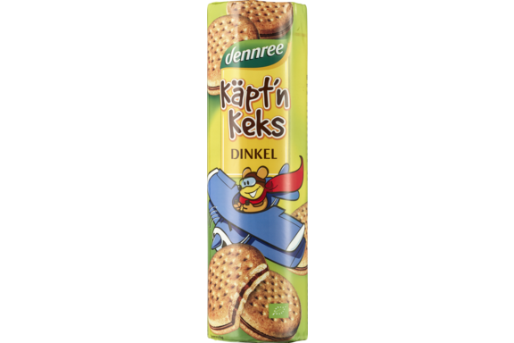 Dinkel- Doppelkekse „Käpt´n Keks“