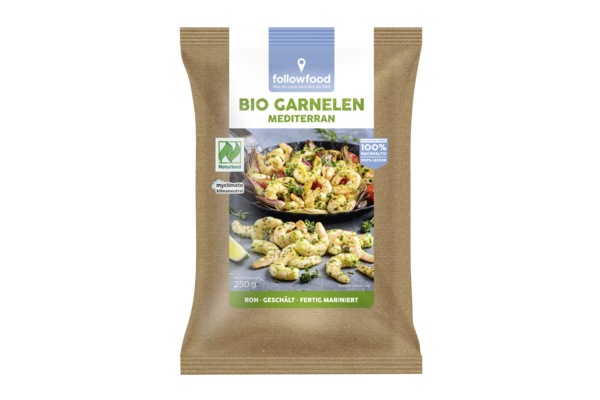 Garnelen mediterran oder Black Tiger Prawns